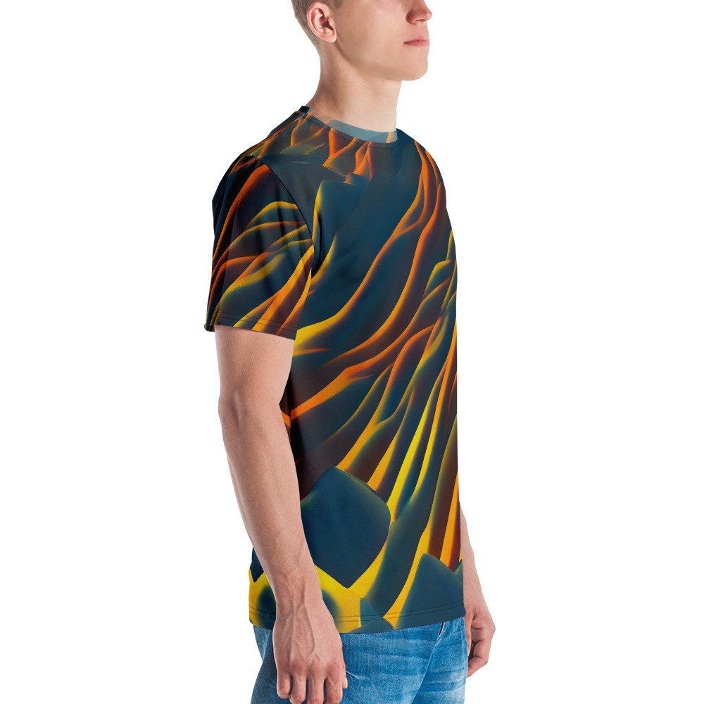 Funky Tiger® Summit Flame Premium Polyester T-shirt