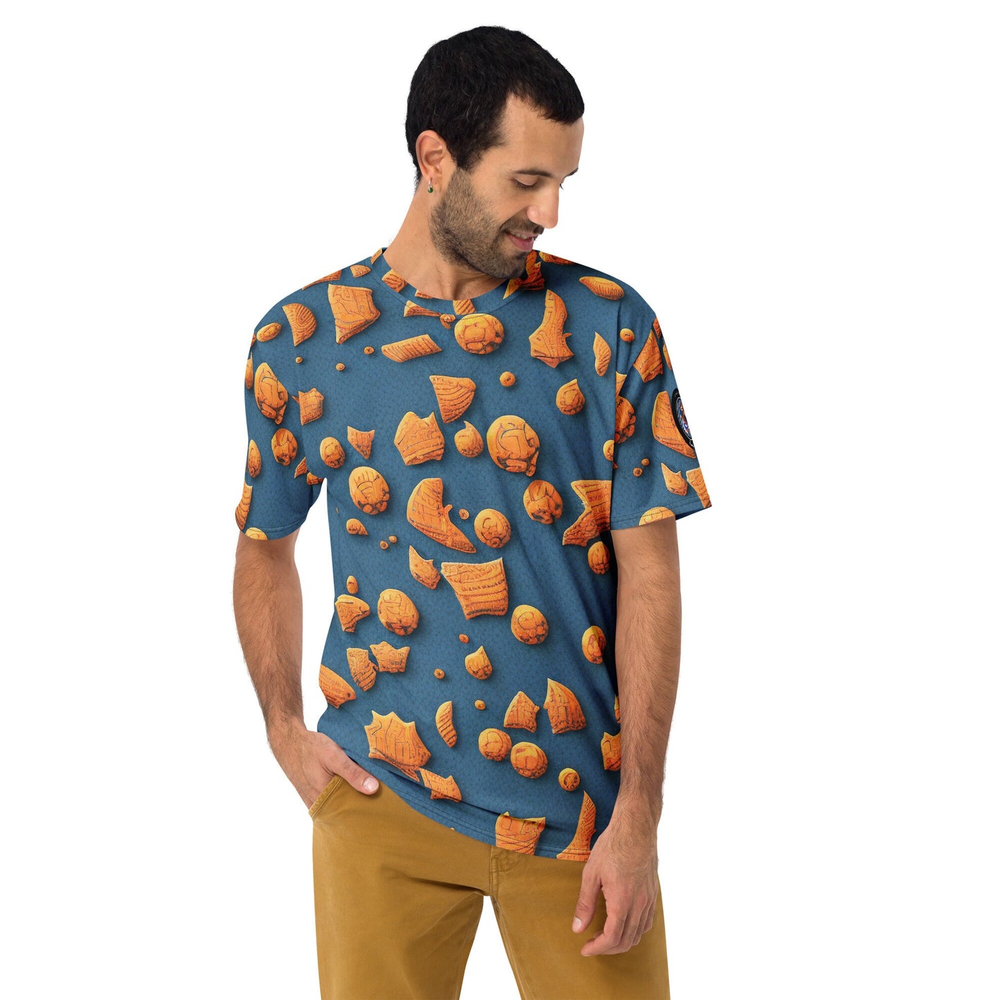 Funky Tiger® Men's Artifacts Premium Polyester T-shirt