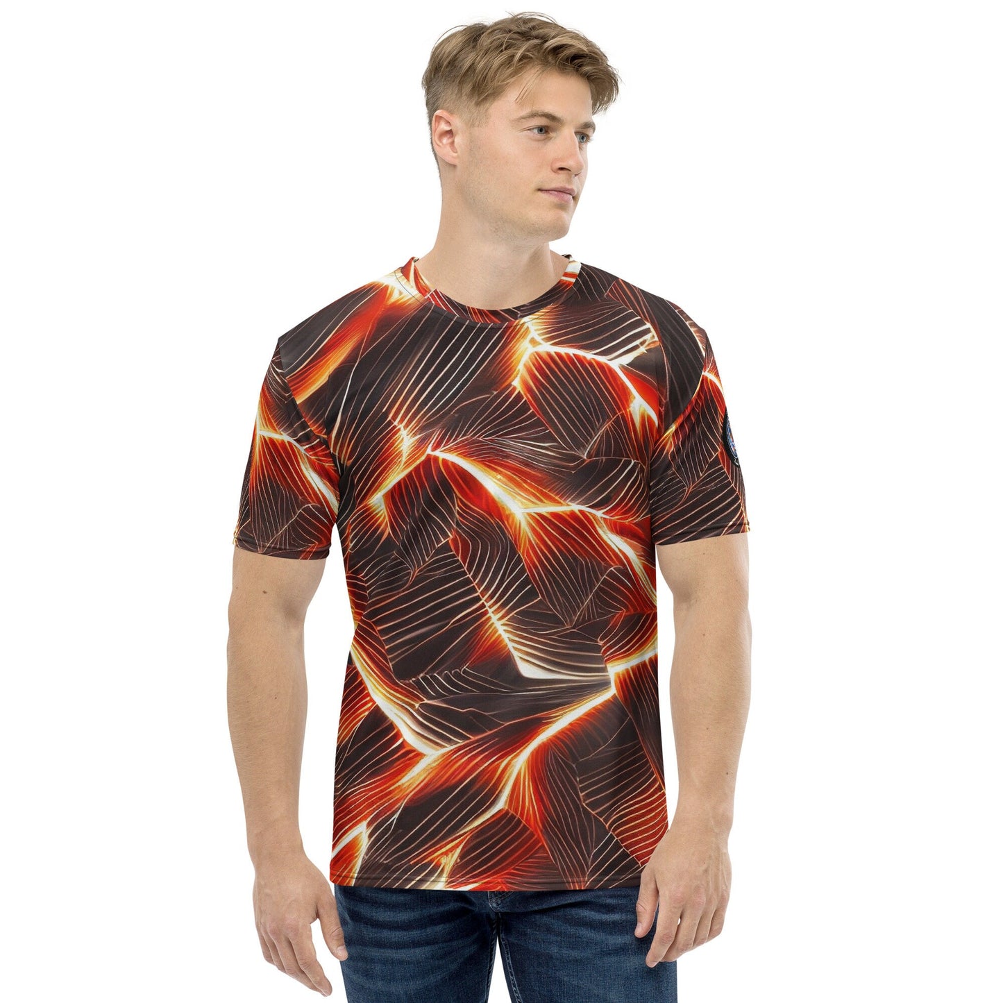 Funky Tiger® Men's Hawaii Fierce Premium Polyester T-shirt