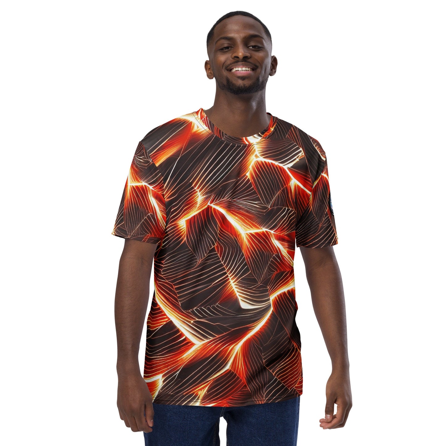 Funky Tiger® Men's Hawaii Fierce Premium Polyester T-shirt