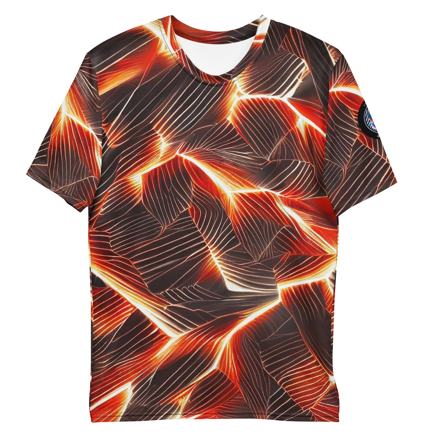 Funky Tiger® Men's Hawaii Fierce Premium Polyester T-shirt