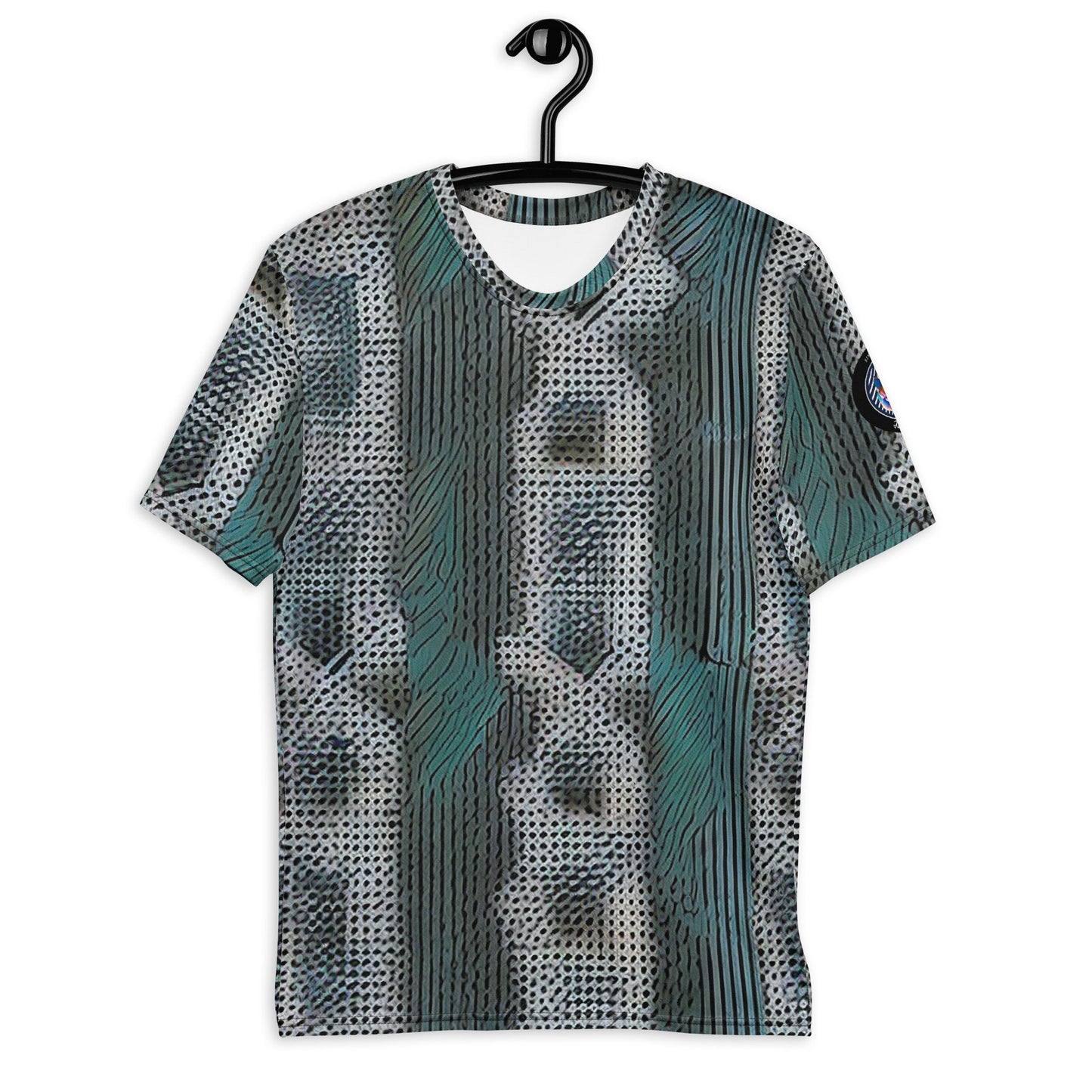 Funky Tiger® Men's Green Bohemia Premium Polyester T-shirt