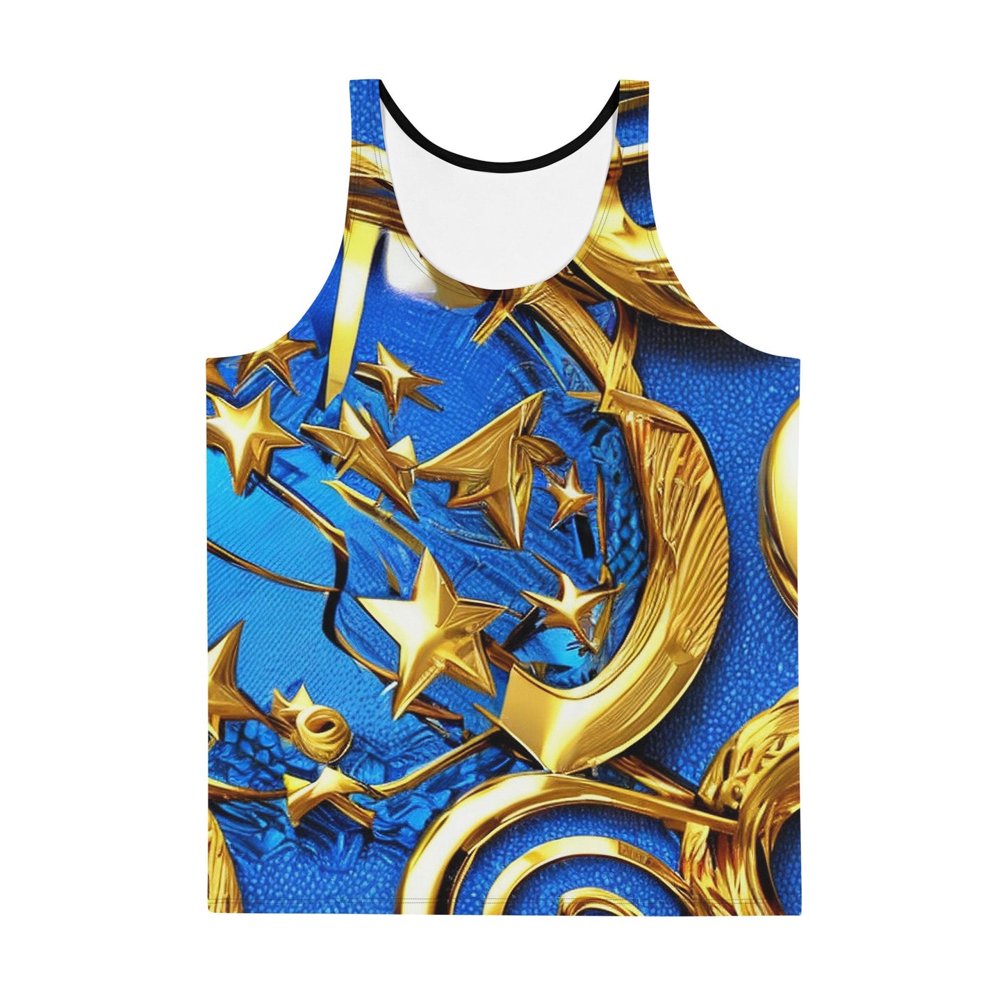 Funky Tiger® Gold Start Olympia Tank Top