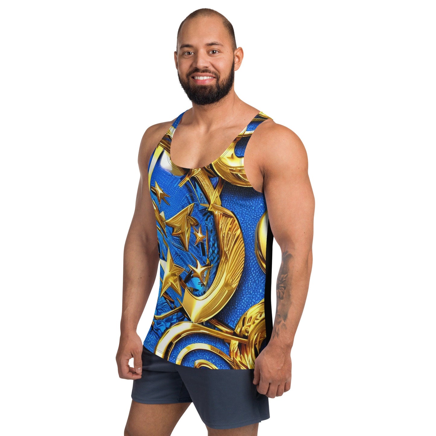 Funky Tiger® Gold Start Olympia Tank Top
