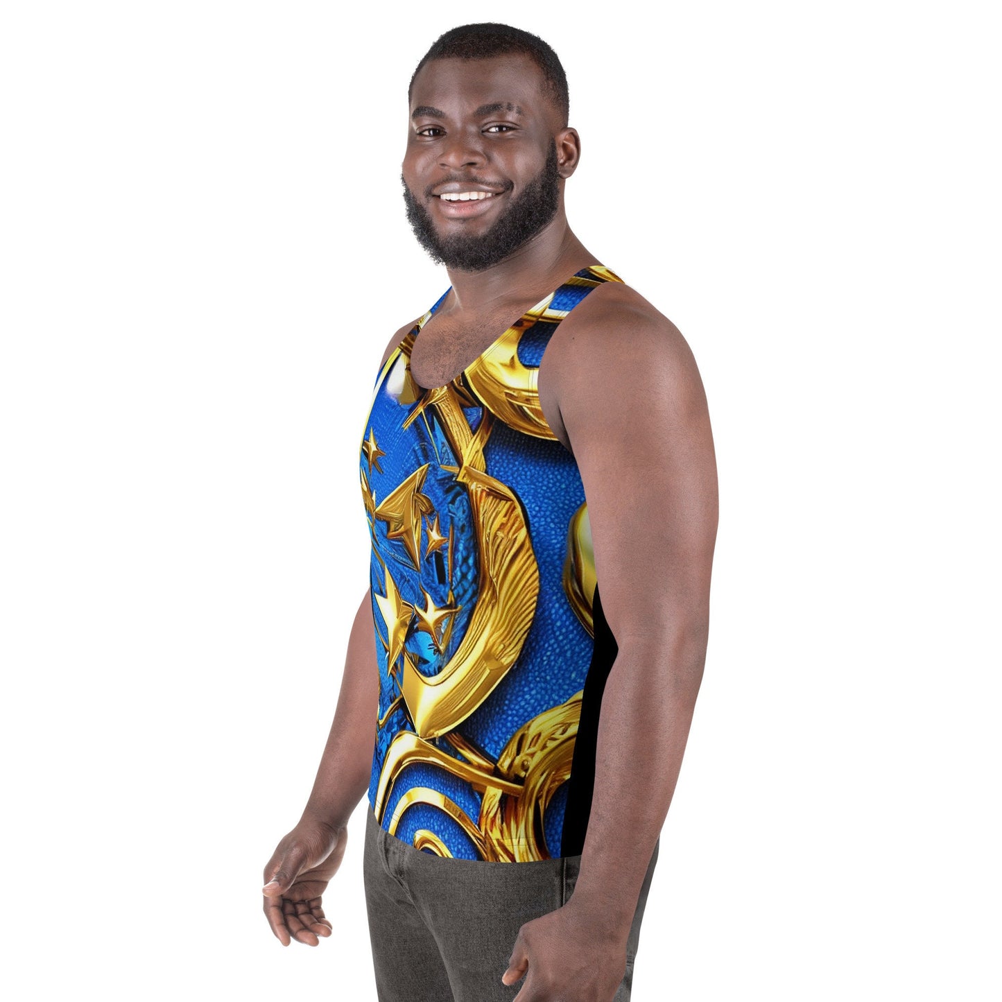Funky Tiger® Gold Start Olympia Tank Top