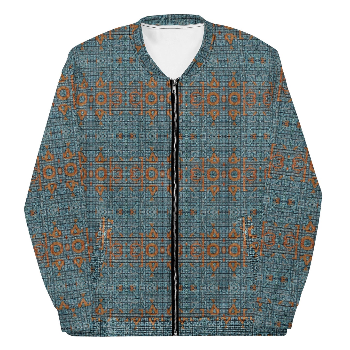 Funky Tiger® Mens Monogram Premium Bomber Jacket - Symbolic