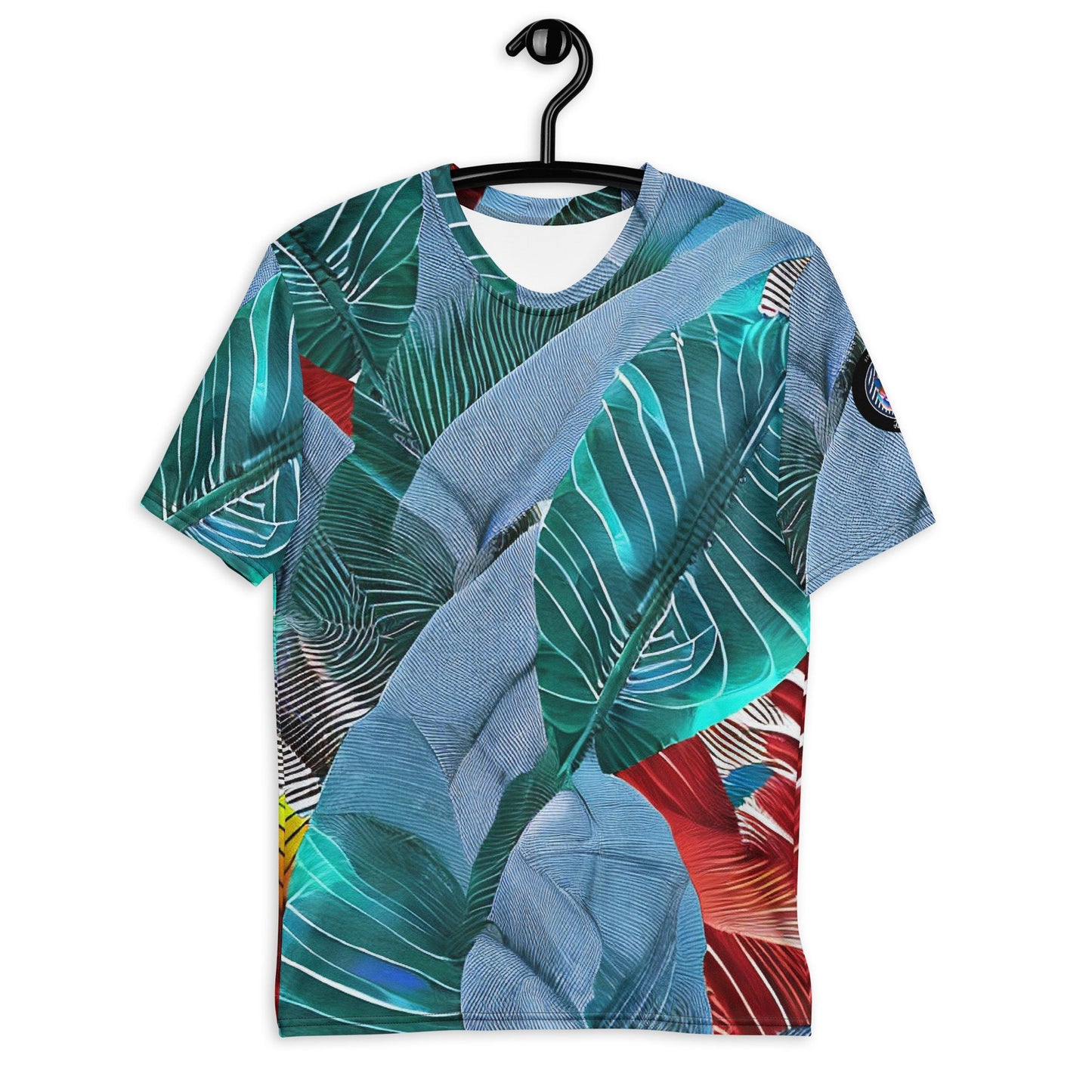Funky Tiger® Men's Hawaii Texture Premium Polyester T-shirt