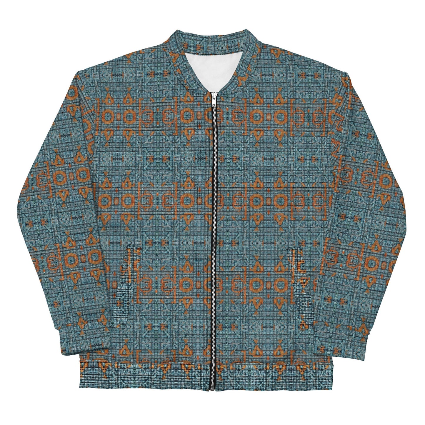 Funky Tiger® Mens Monogram Premium Bomber Jacket - Symbolic