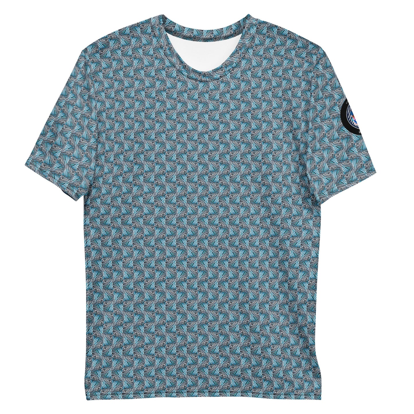 Funky Tiger® Men's Quixotic Blue Premium T-shirt