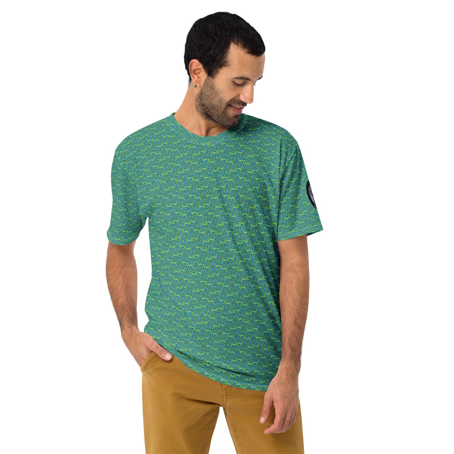 Funky Tiger® Men's Tidal Green Premium T-Shirt