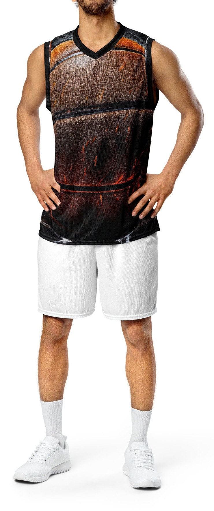 Funky Tiger® Men's Baller Basketball Jersey
