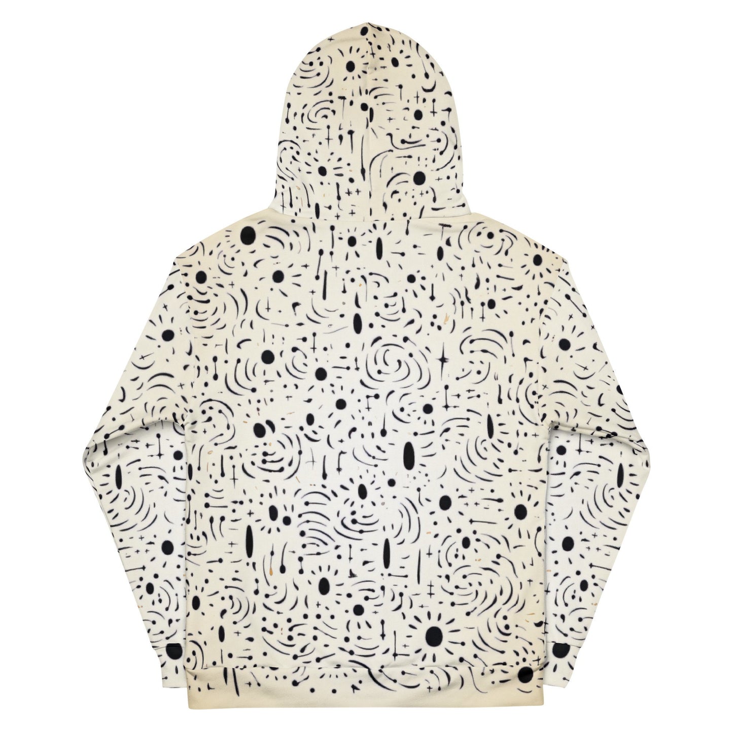 Funky Tiger® AstroLinx III Hoodie - Off White , Cool Hoodie for Events, Parties, Gaming ,Every Occasion,Fall