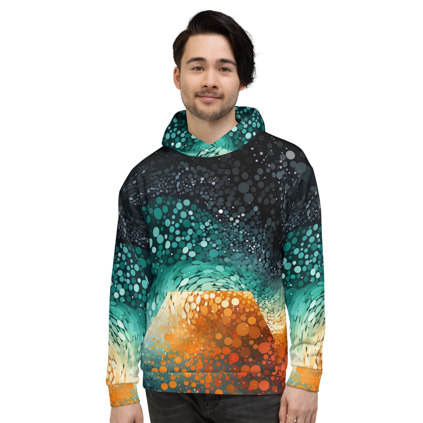 Funky Tiger® Harmonic Tide III Hoodie - Cool Hoodie for Gamers, Athletes and Everyone,Fall