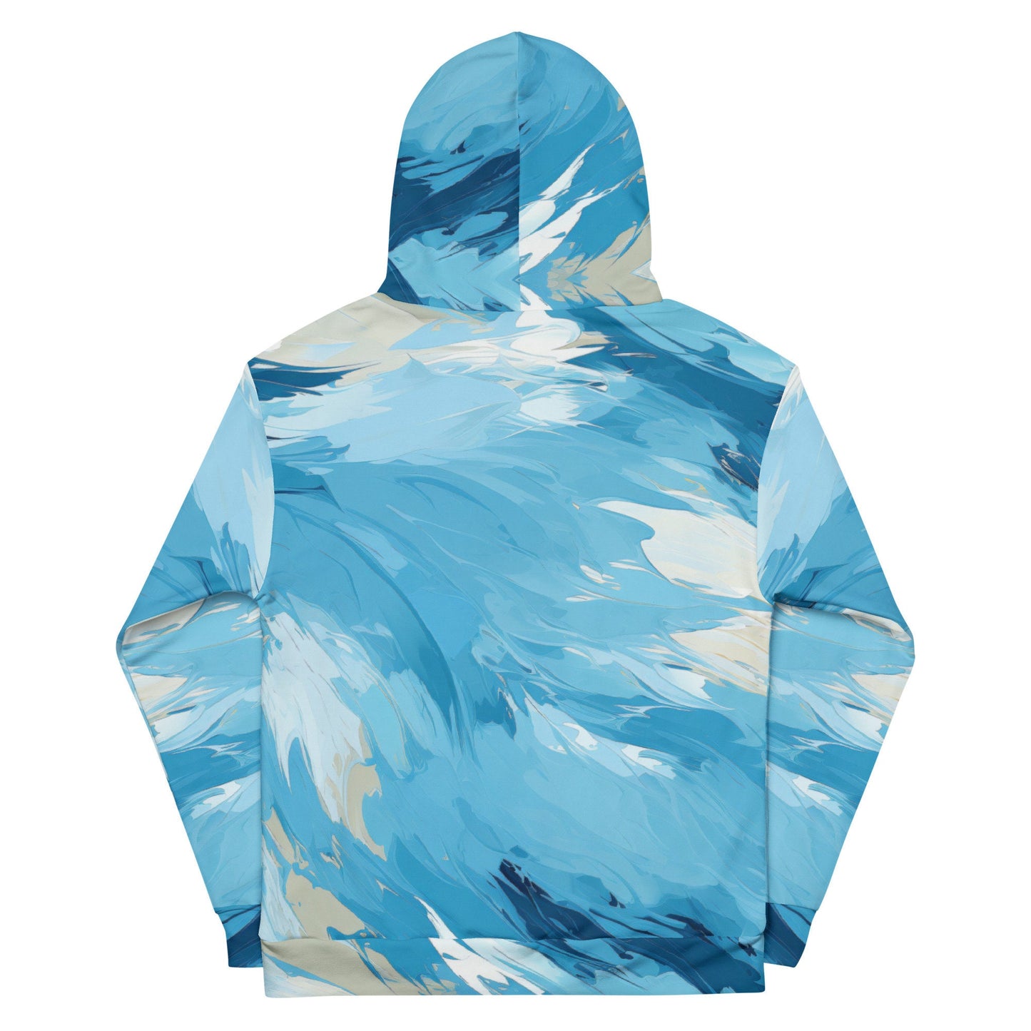 Funky Tiger® CrossWave Hoodie in Light Blue For Sports | Events | Party | Everyday | Game Day |Fall Clothing