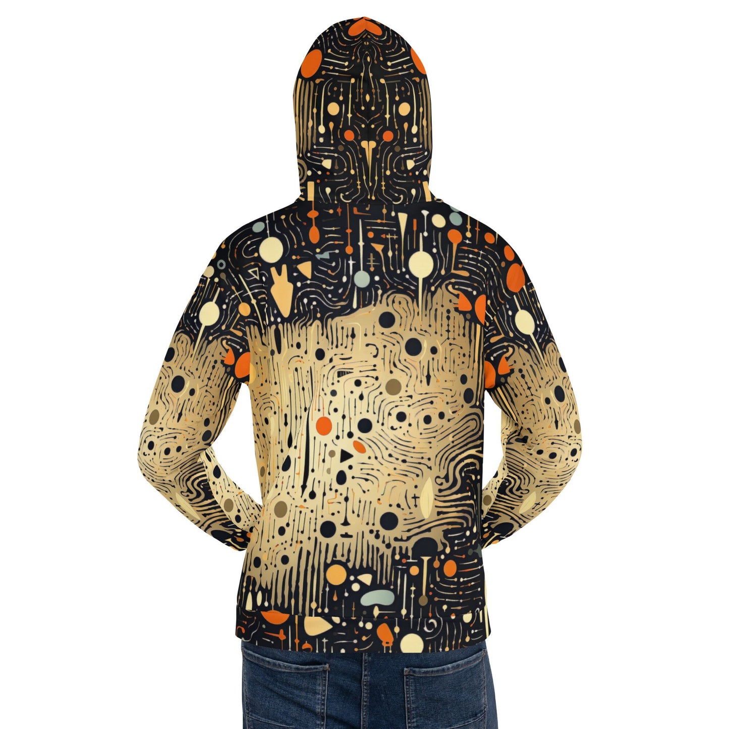 Funky Tiger® AstroLinx II Hoodie, Cool Hoodie for Events, Parties, Gaming , Every Occasion,Fall