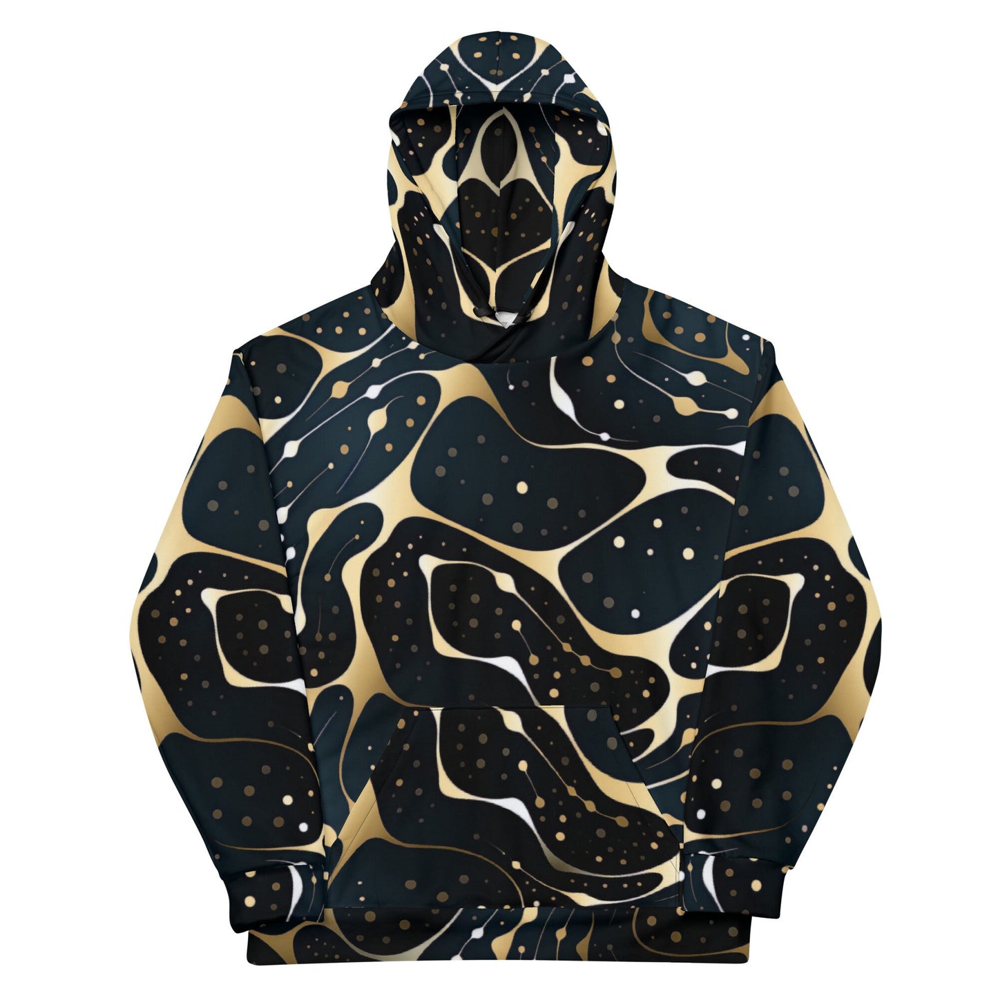 Funky Tiger® Harmonic Tide I Hoodie - Cool Hoodie for Athletes, Gamers and Everyone in Between,Fall