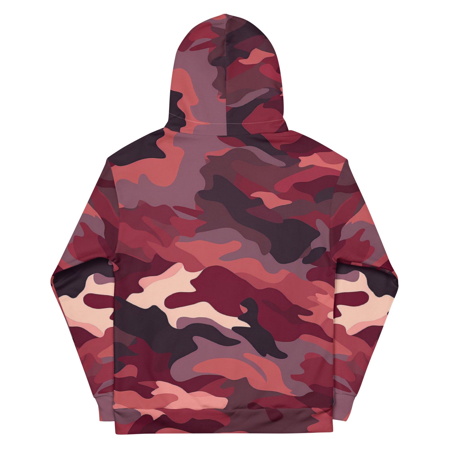 Funky Tiger® Camouflage Hoodie in Crimson/Maroon/Burgundy For Gameday| Sports | Events | Party | Everyday| Crimson | Maroon,Fall