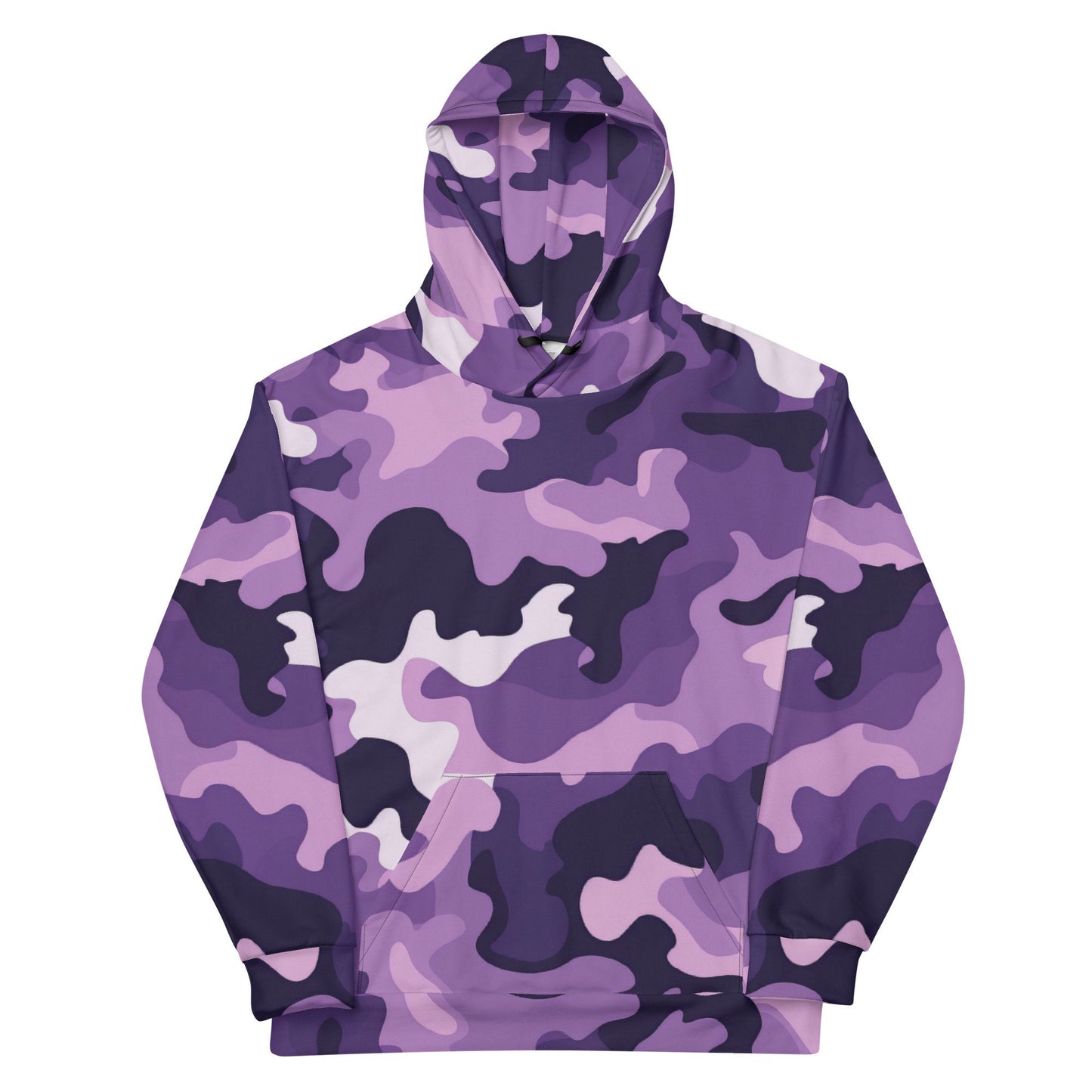 Funky Tiger® Camouflage Hoodie in Purple For Gameday| Sports | Events | Party | Everyday| Purple | Fall | Winter