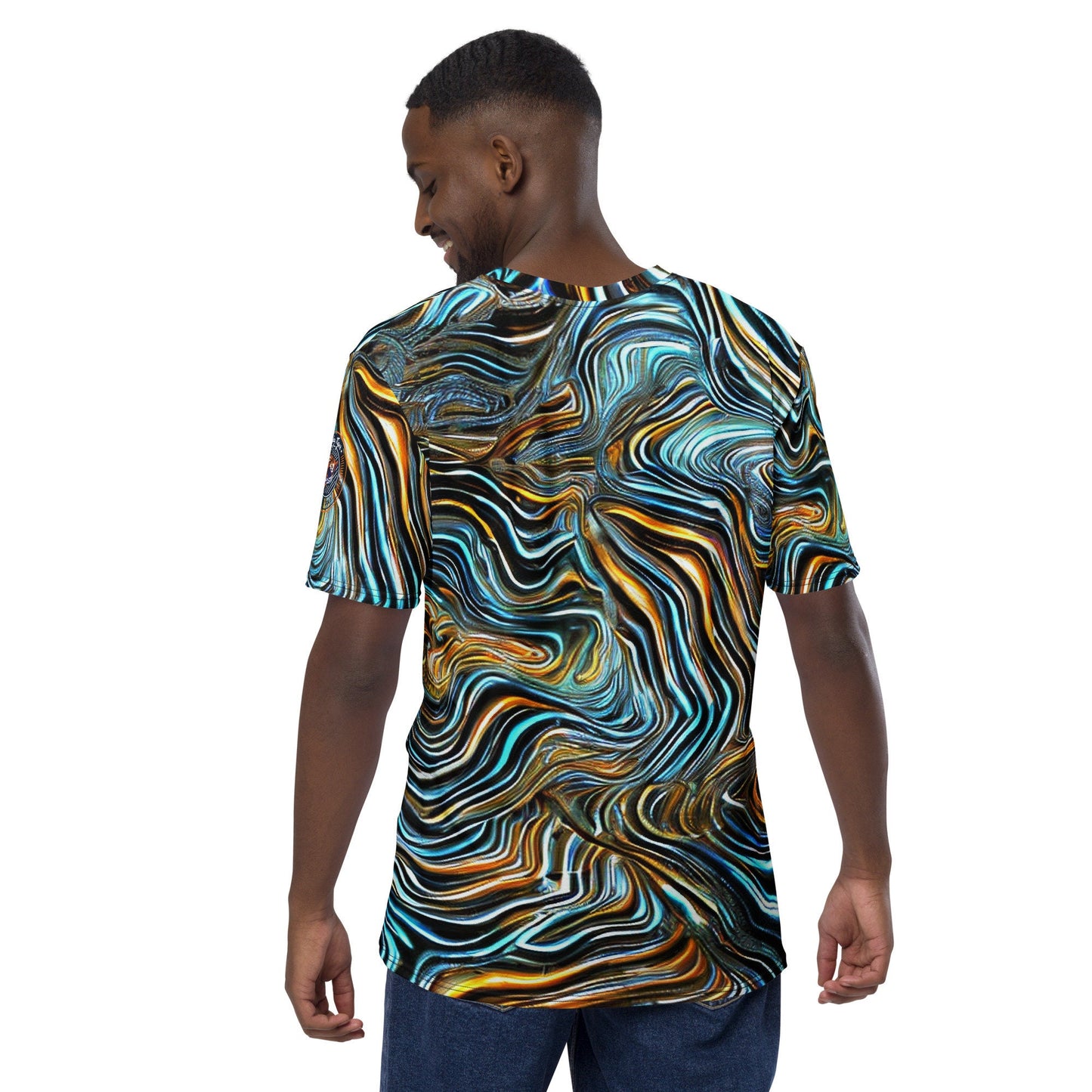 Funky Tiger® Men's Psychedelic Premium T-shirt