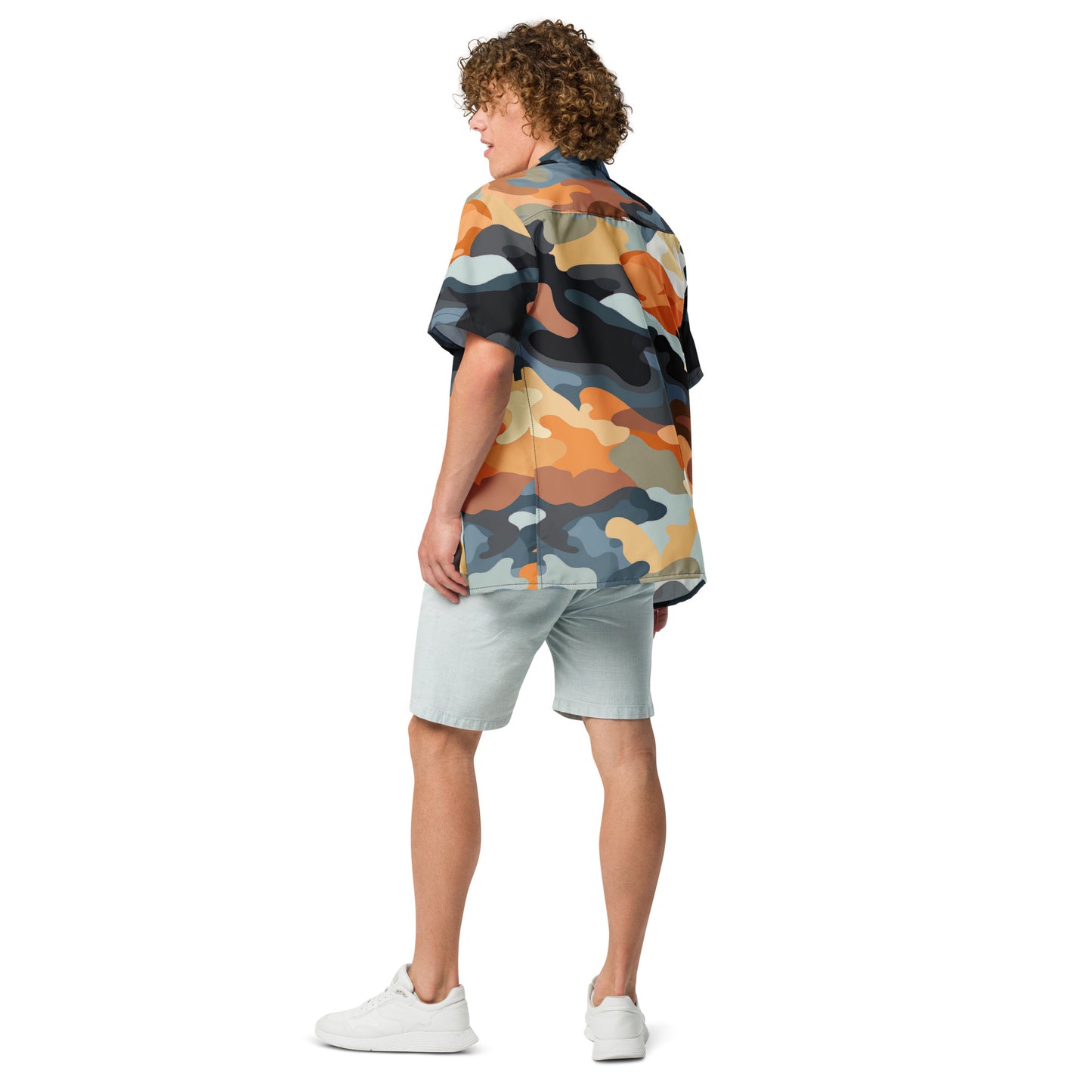 Funky Tiger® Camo Summer Shirt: Blaze Your Trail in Style