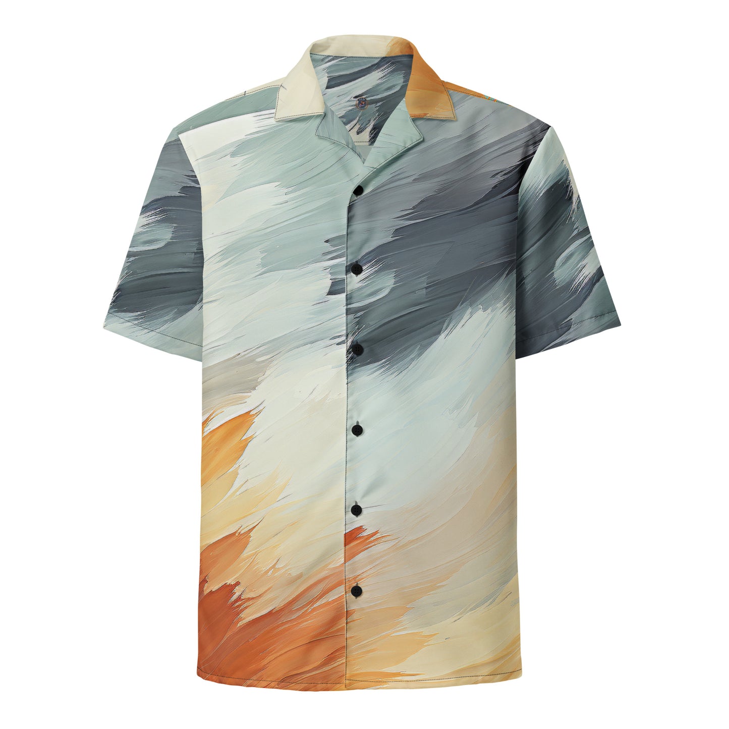 Funky Tiger® Brush Summer Shirt: Bold Style Meets Breezy Comfort