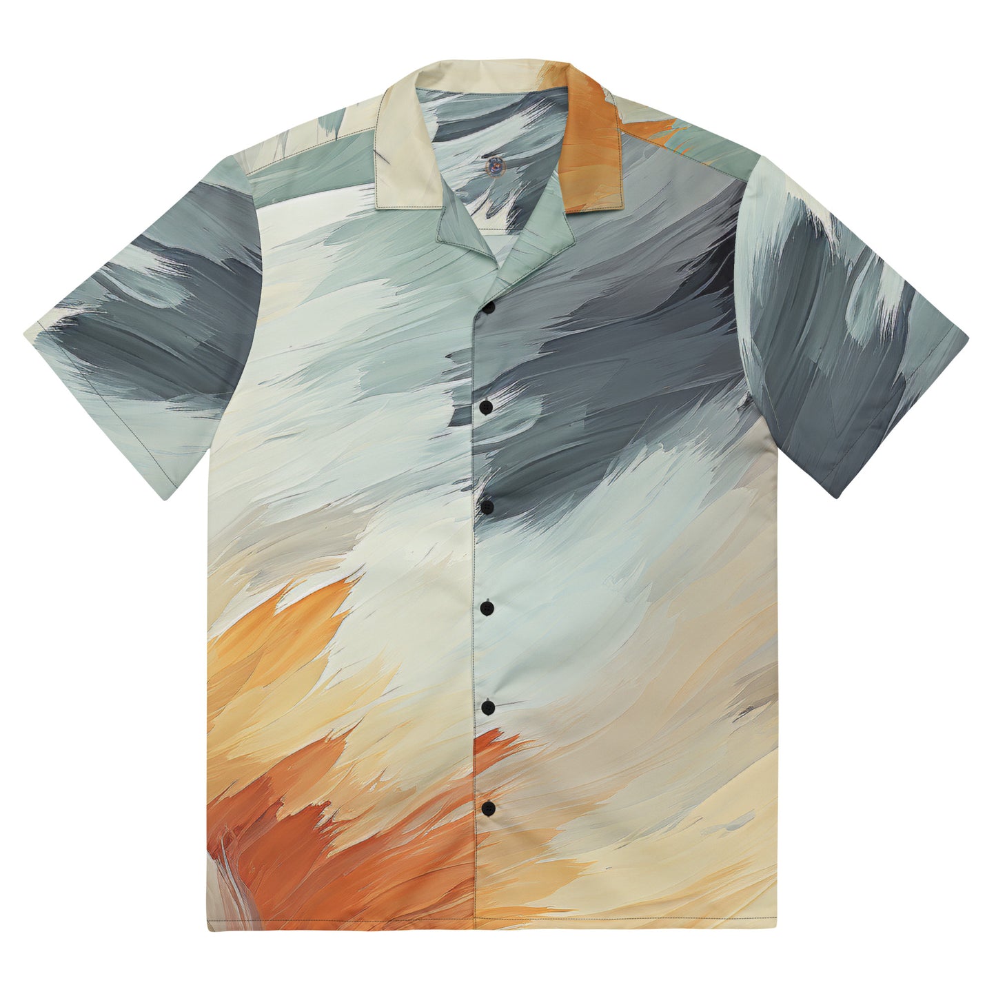 Funky Tiger® Brush Summer Shirt: Bold Style Meets Breezy Comfort