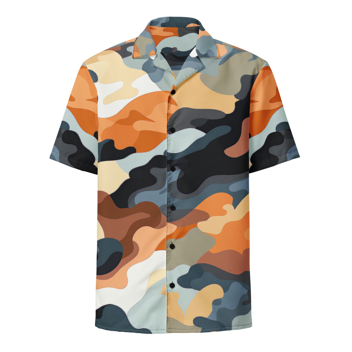 Funky Tiger® Camo Summer Shirt: Blaze Your Trail in Style