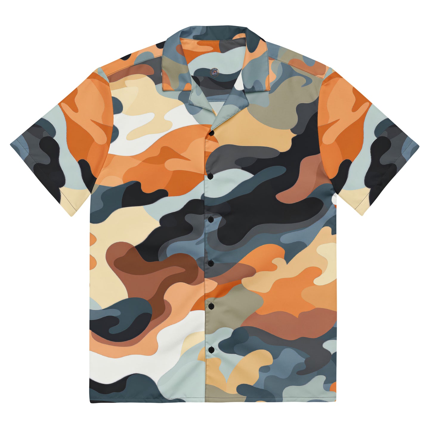 Funky Tiger® Camo Summer Shirt: Blaze Your Trail in Style