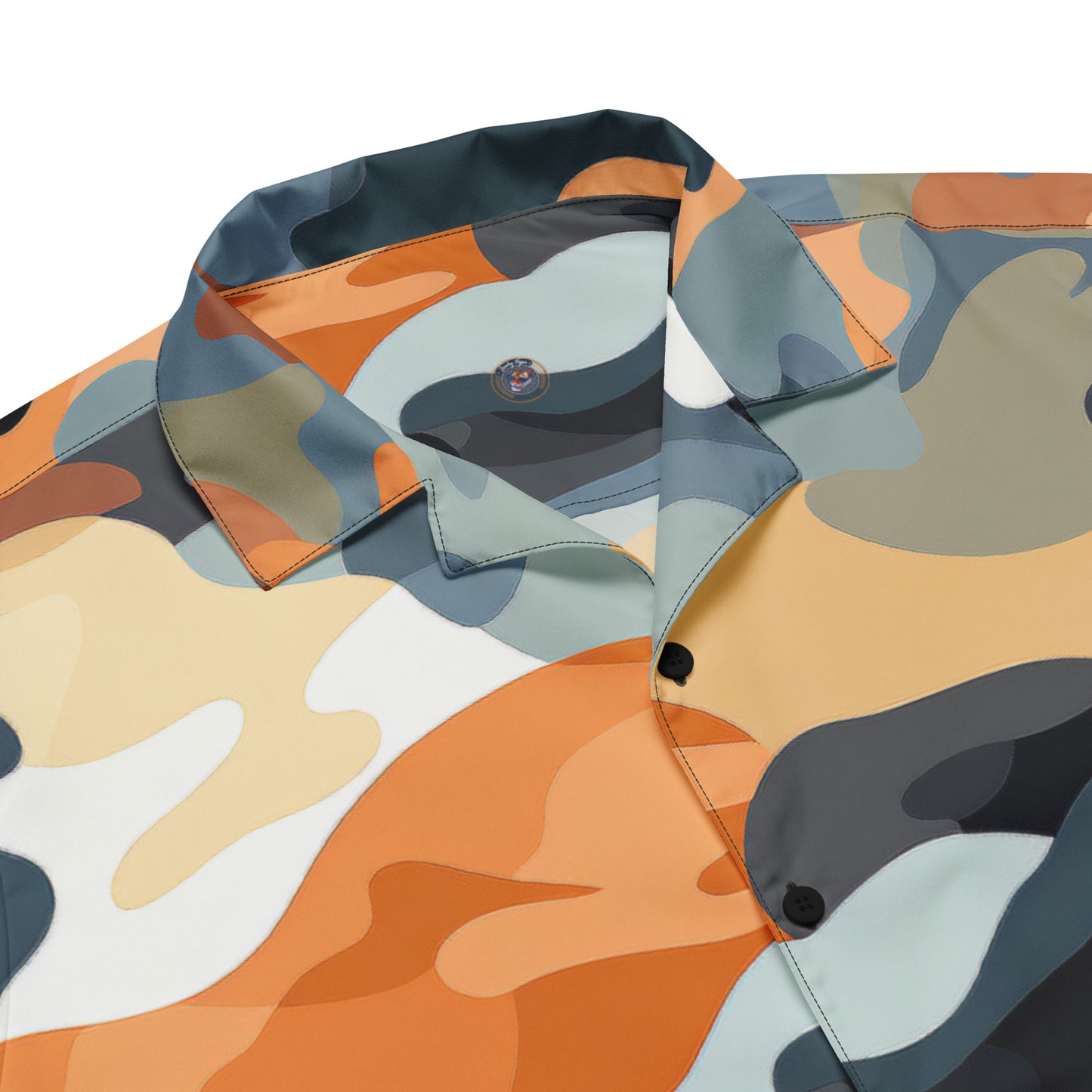 Funky Tiger® Camo Summer Shirt: Blaze Your Trail in Style