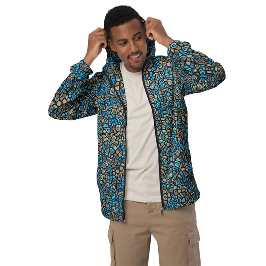 Funky Tiger® Men’s  Riverbed Windbreaker Jacket