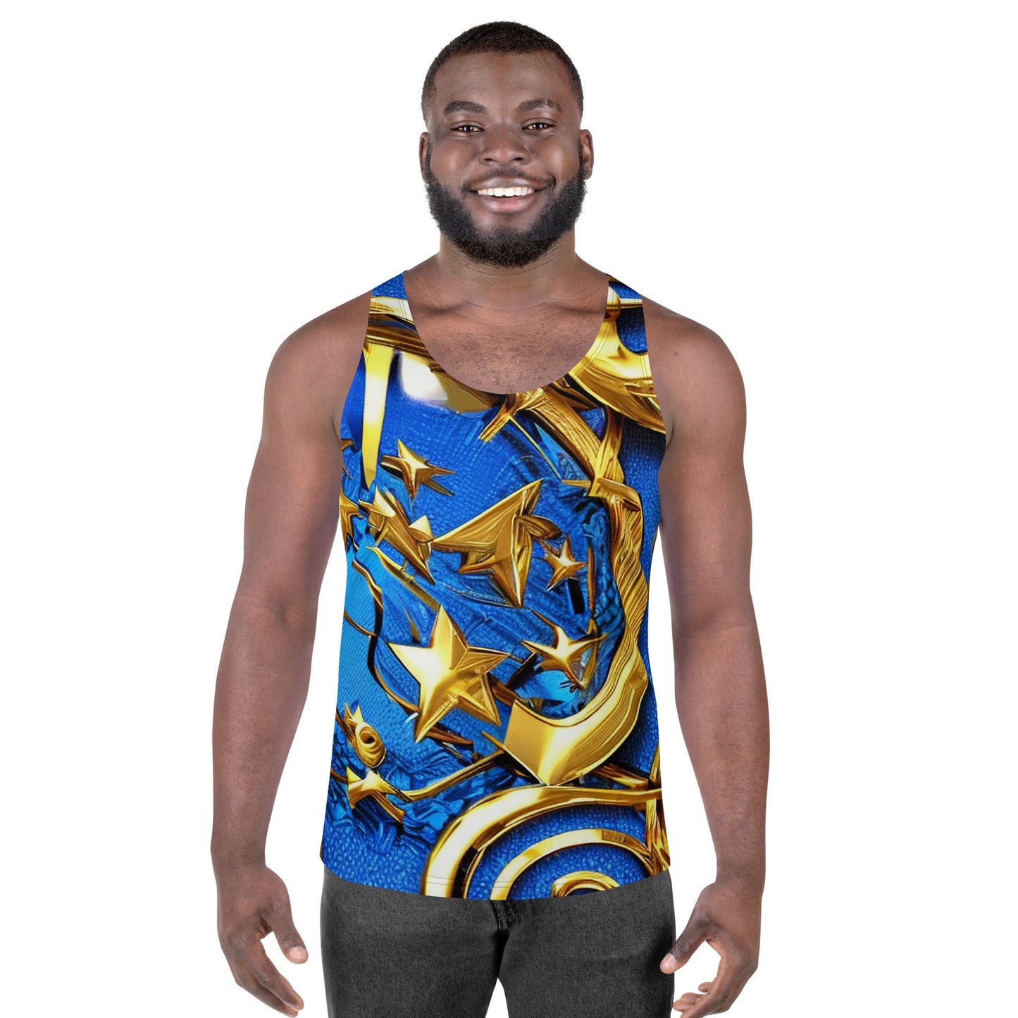 Funky Tiger® Gold Start Olympia Tank Top