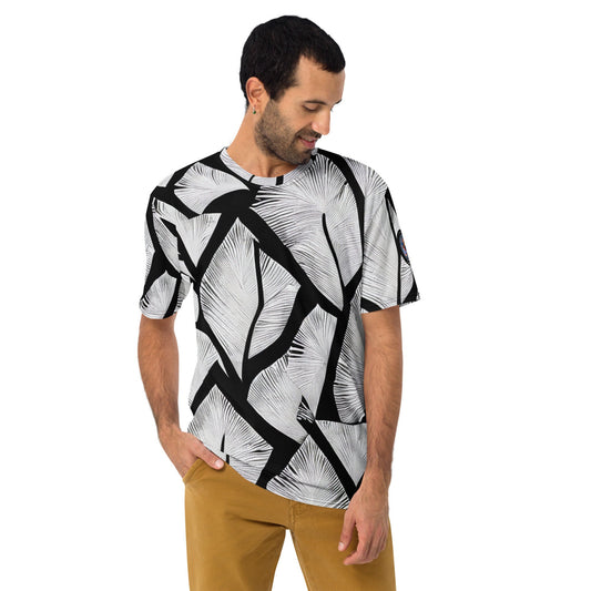 Funky Tiger® Men's  Hawaii  Beige  Premium Polyester T-shirt