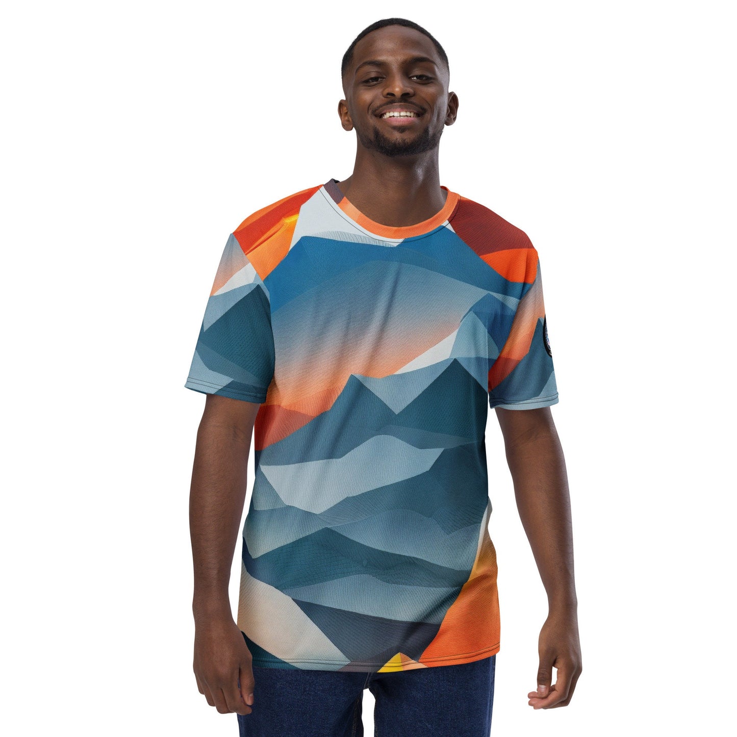 Funky Tiger® Men's Alpine Premium Polyester T-shirt