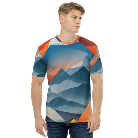 Funky Tiger® Men's Alpine Premium Polyester T-shirt