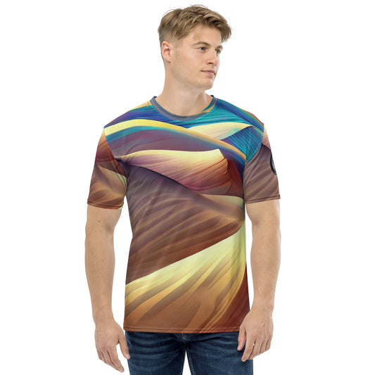 Funky Tiger® Men's Jupiter Sands Premium Polyester T-shirt