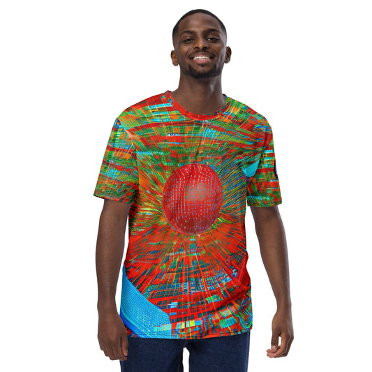 Funky Tiger® Men's Play Ball Premium Polyester T-shirt