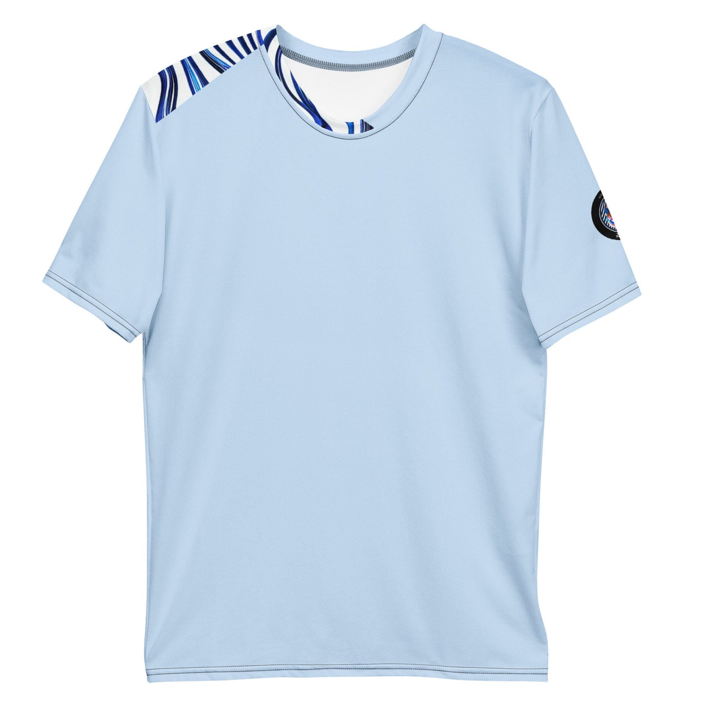Funky Tiger® Men's Blue Line T-shirt