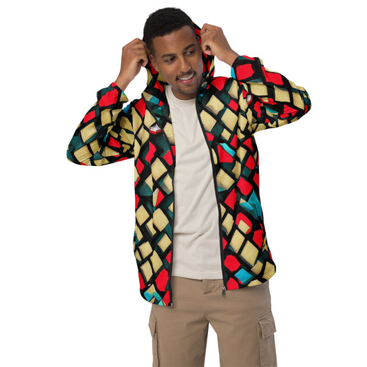 Funky Tiger® Men’s Red Rock  Windbreaker Jacket