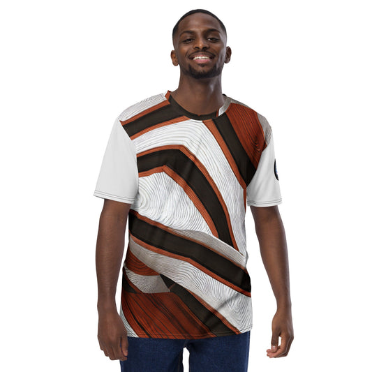 Funky Tiger® Men's Tree Line Premium Polyester T-shirt Men's T-shirt