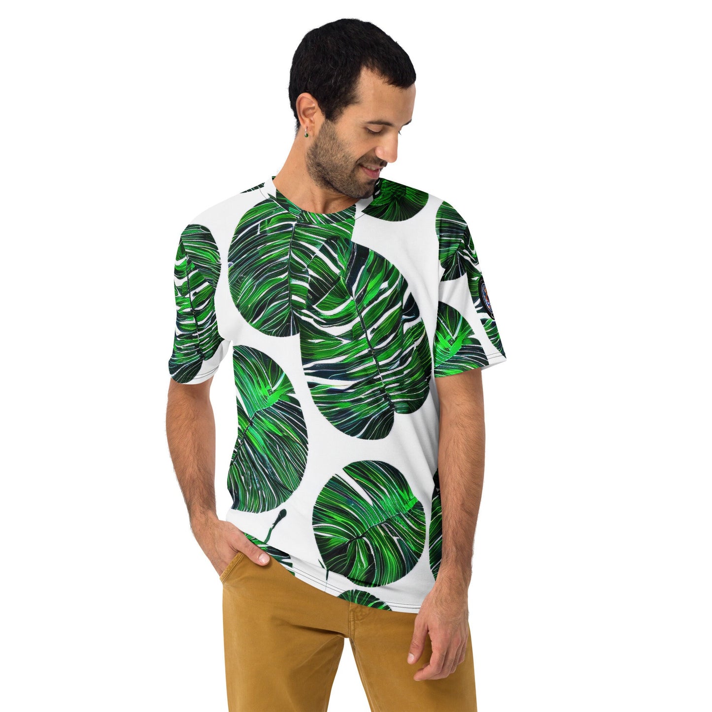 Funky Tiger® Men's Hawaii Floater Premium Polyester T-shirt