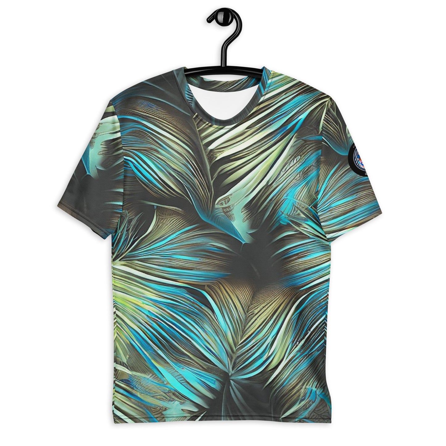 Funky Tiger® Men's Hawaii After Dark Premium Polyester T-shirt