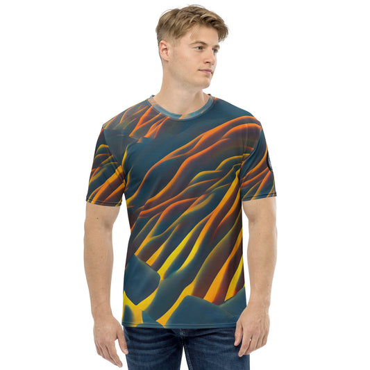 Funky Tiger® Summit Flame Premium Polyester  T-shirt