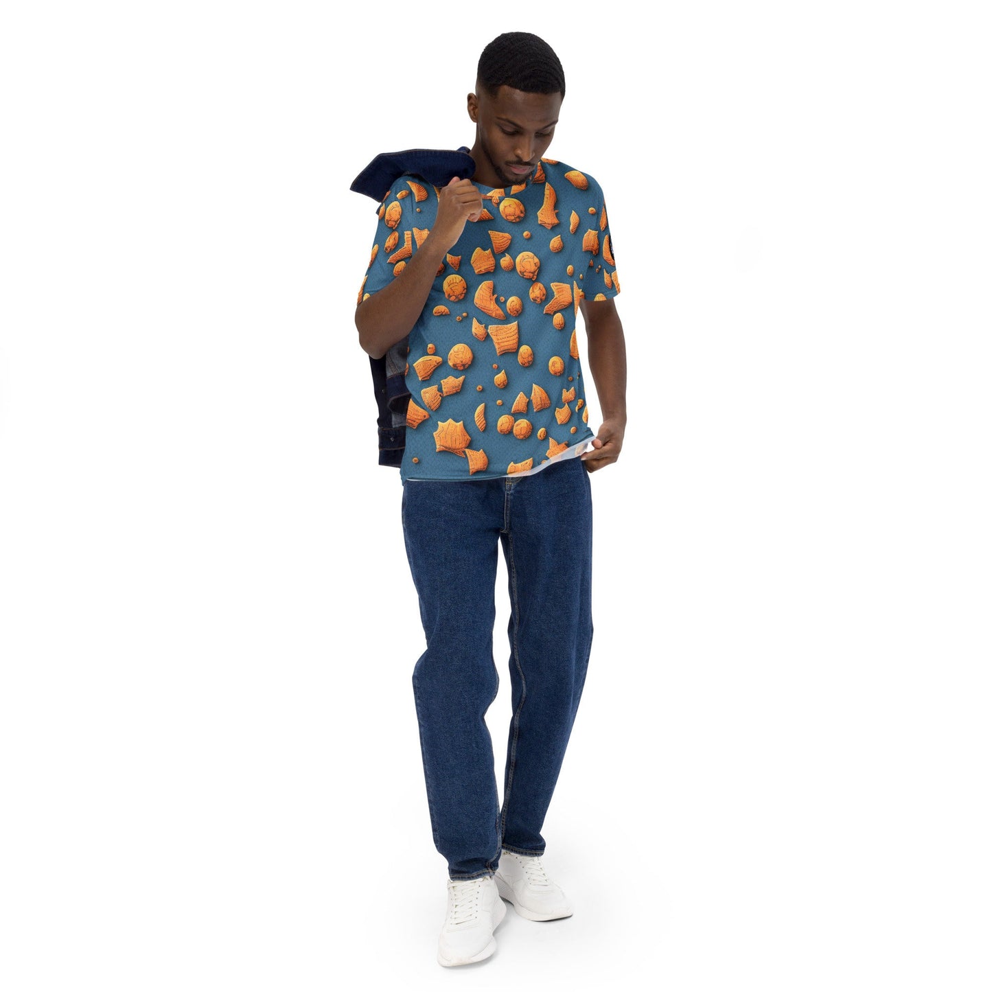 Funky Tiger® Men's  Artifacts  Premium Polyester T-shirt