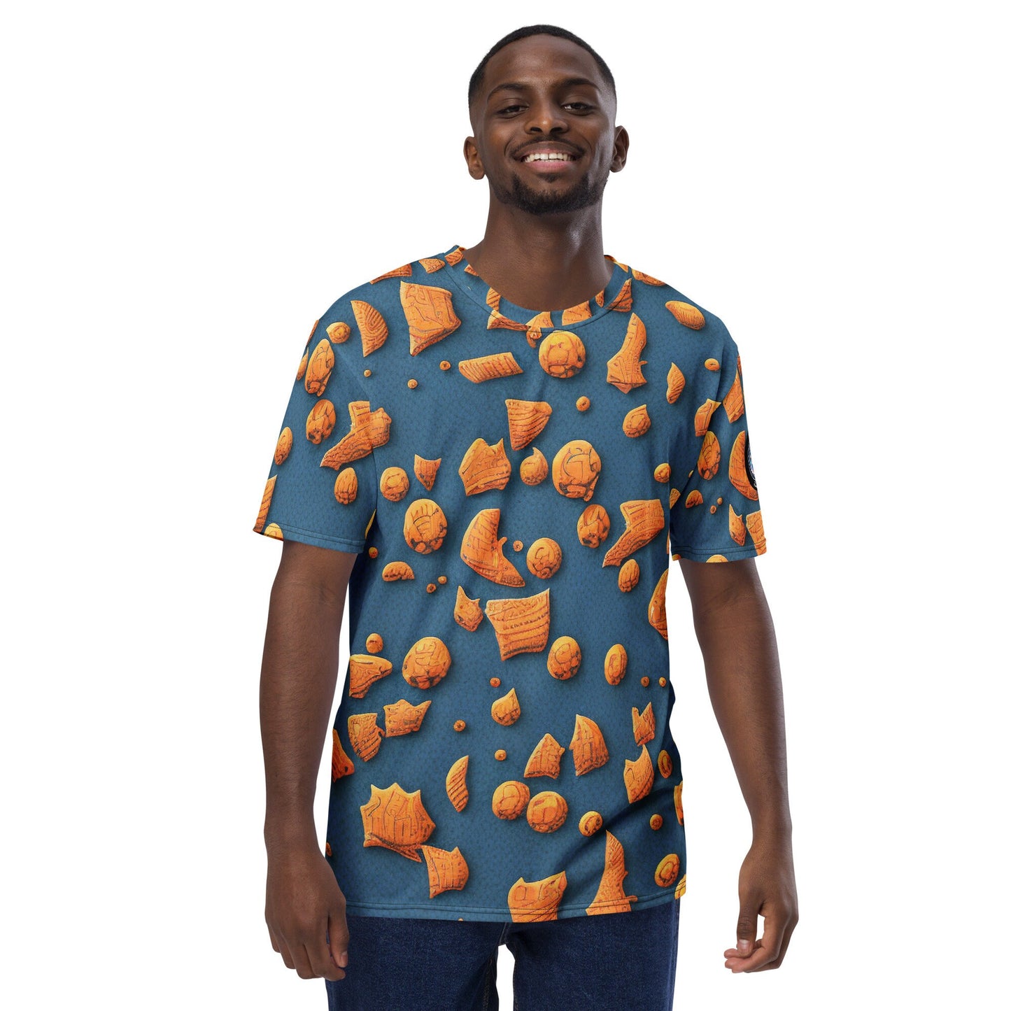 Funky Tiger® Men's  Artifacts  Premium Polyester T-shirt