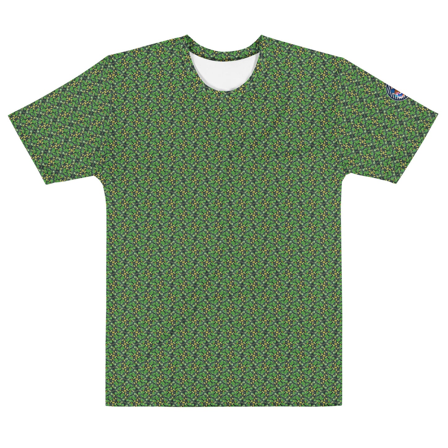 Funky Tiger® Men's Summer Green Premium Polyester T-shirt