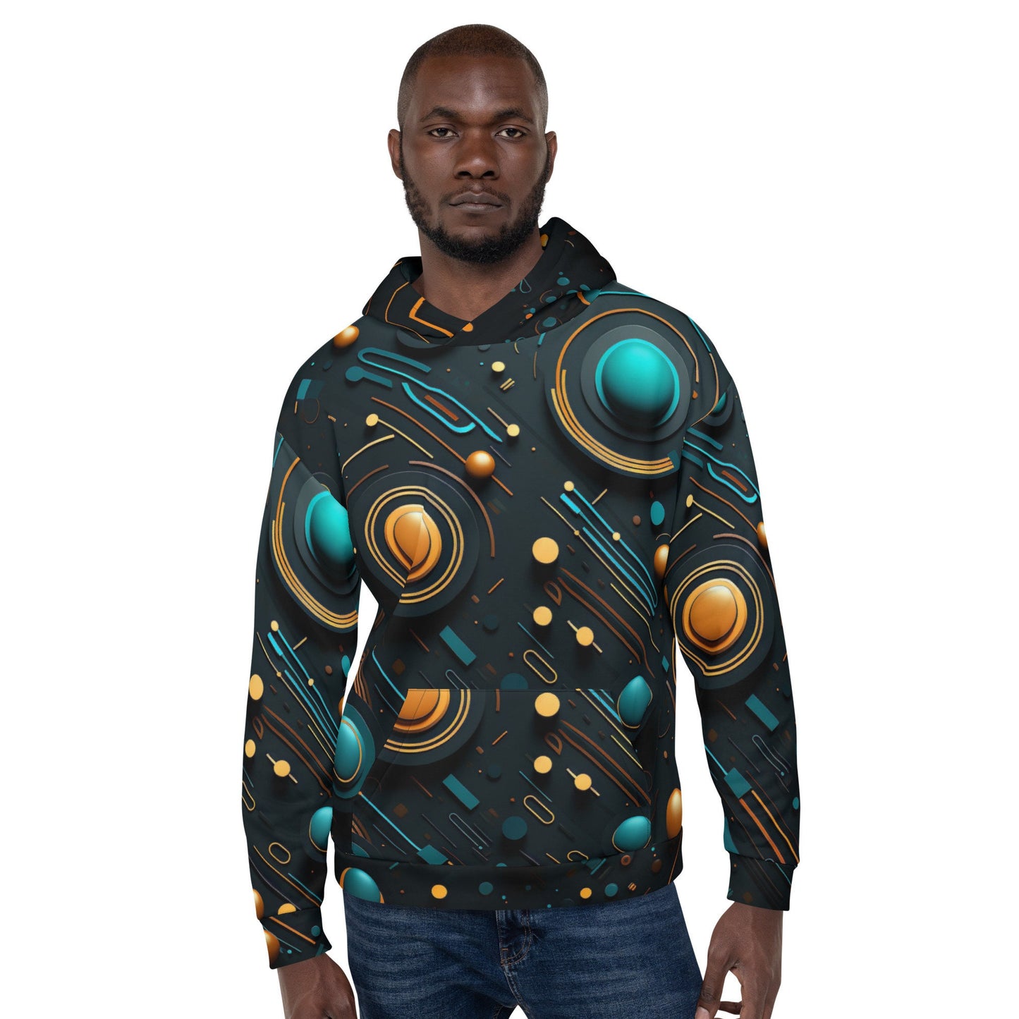 Funky Tiger® Gamer's Hoodie -Push Me Buttons