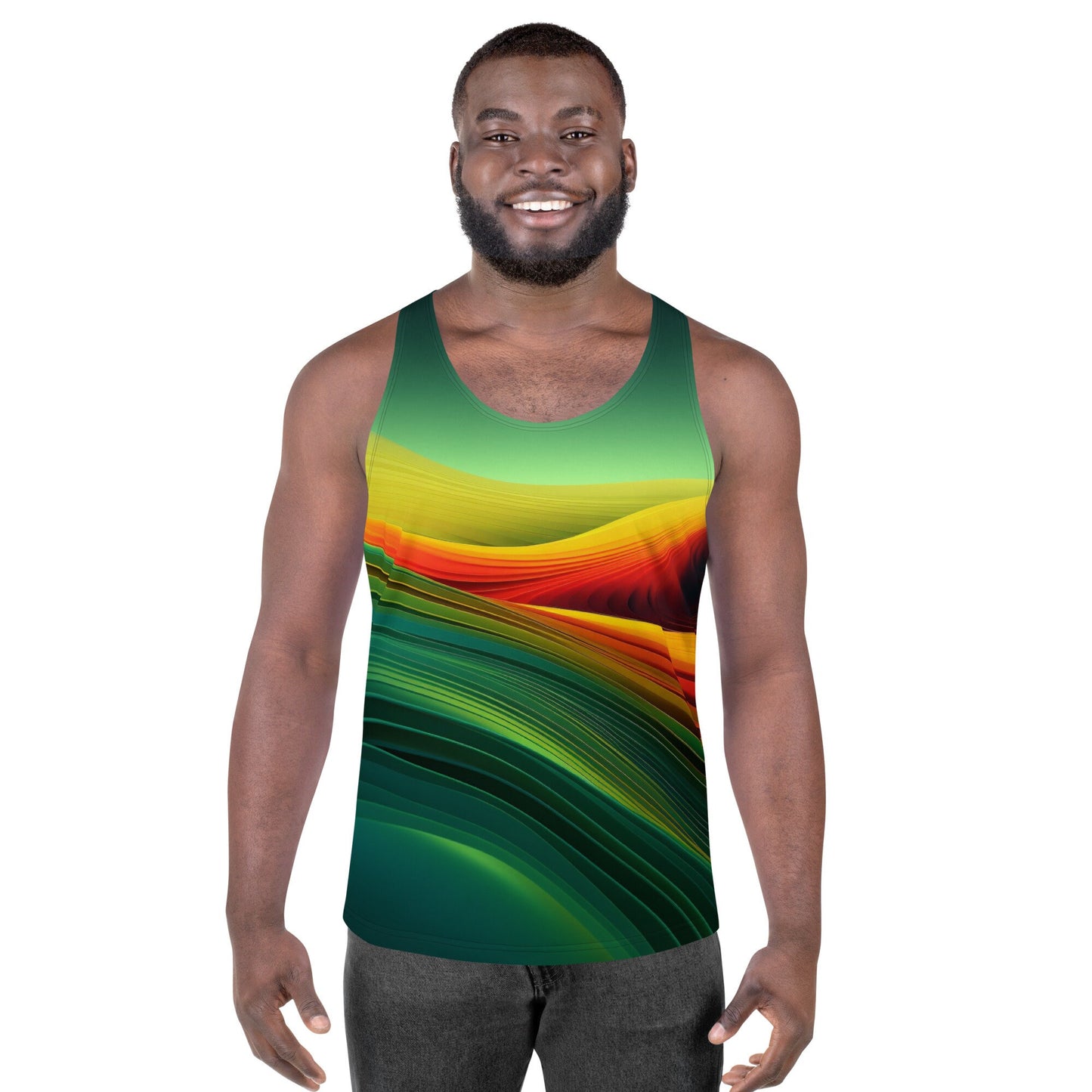 Funky Tiger® Afro Fusion Muscle Tank