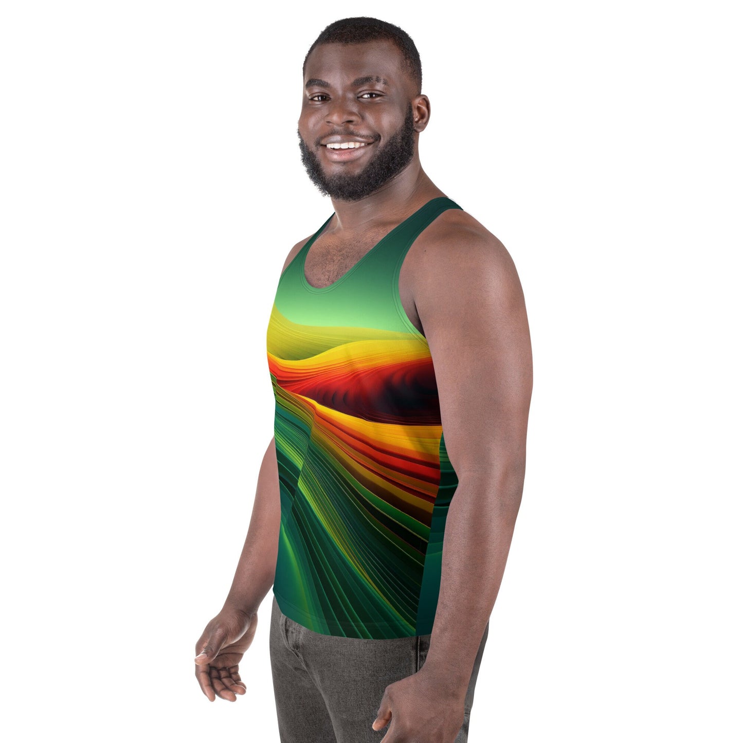 Funky Tiger® Afro Fusion Muscle Tank