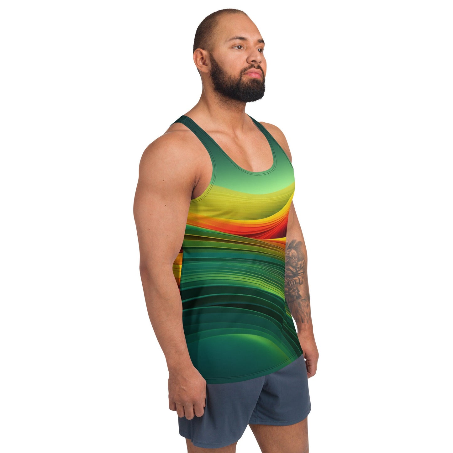 Funky Tiger® Afro Fusion Muscle Tank