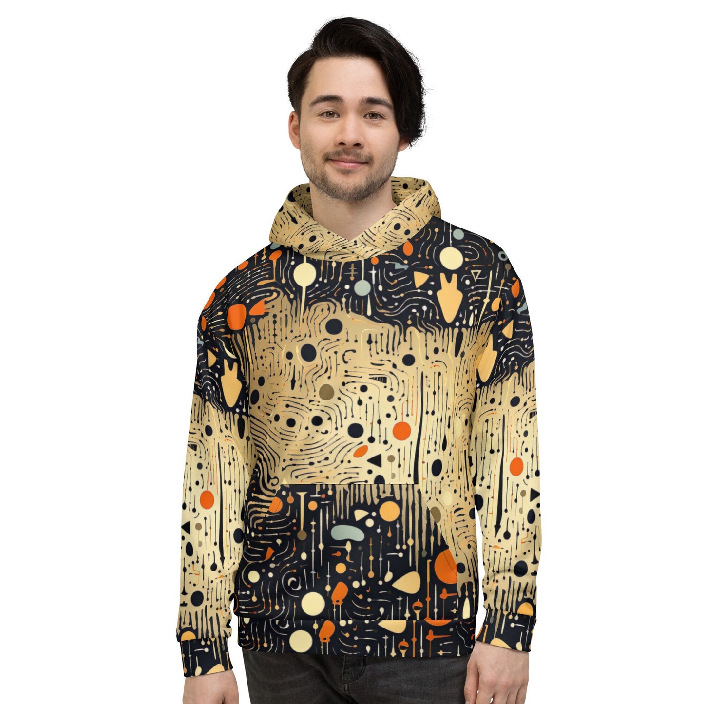 Funky Tiger® AstroLinx II Hoodie, Cool Hoodie for Events, Parties, Gaming , Every Occasion,Fall